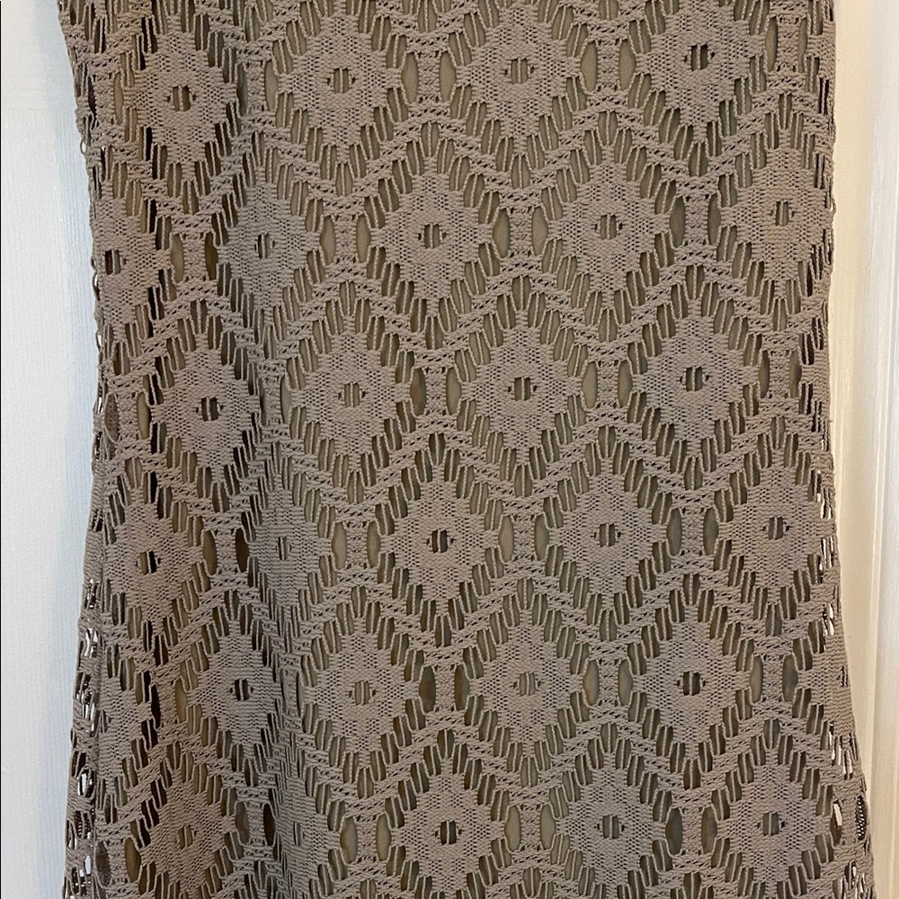 Sharagano Sz 6 Lace Patterned Maxi Dress - Picture 9 of 10